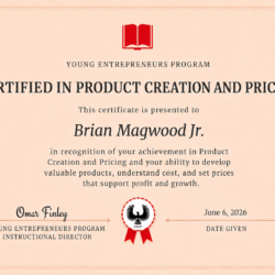 Certified Young Entrepreneur Brian Magwood Jr. June 6, 2026 (4)