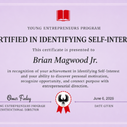 Certified Young Entrepreneur Brian Magwood Jr. June 6, 2026 (5)